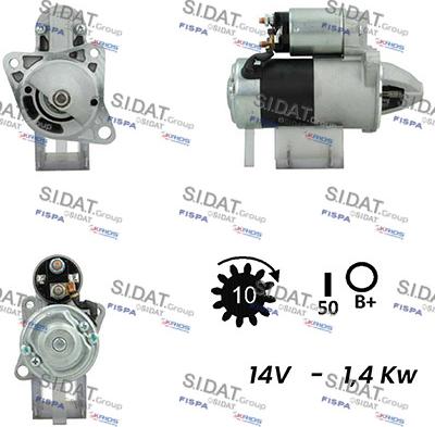Sidat S12MH0542A2 - Démarreur droxauto.com