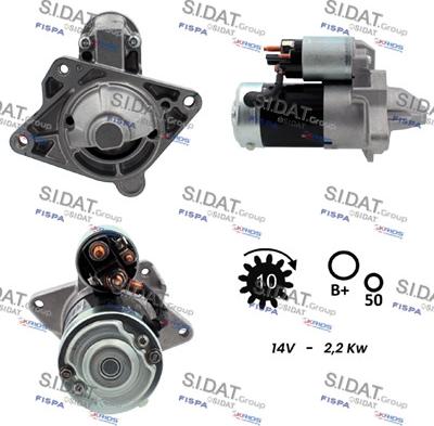 Sidat S12MH0021 - Démarreur droxauto.com