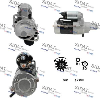 Sidat S12MH0866 - Démarreur droxauto.com