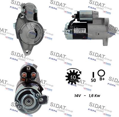 Sidat S12MH0872A2 - Alternateur droxauto.com