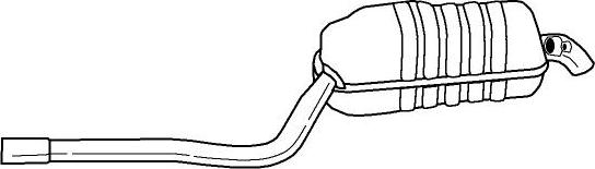 Sigam 10666 - Silencieux arrière droxauto.com