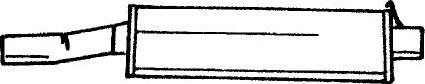 Sigam 11405 - Silencieux central droxauto.com