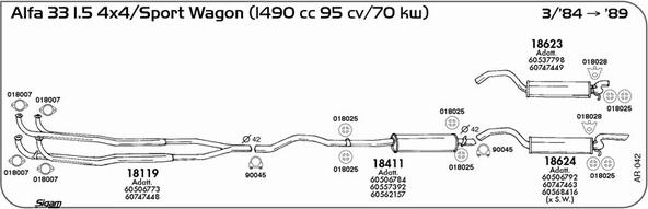 Sigam AR042 - Échappement droxauto.com