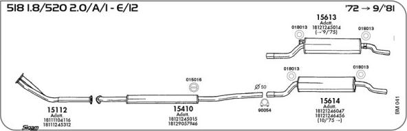 Sigam BM041 - Échappement droxauto.com