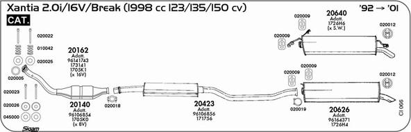Sigam CI066 - Échappement droxauto.com