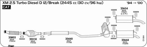 Sigam CI084 - Échappement droxauto.com