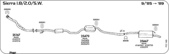 Sigam FO149 - Échappement droxauto.com