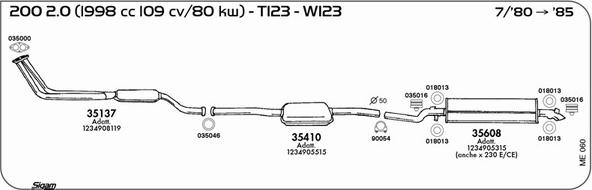 Sigam ME060 - Échappement droxauto.com