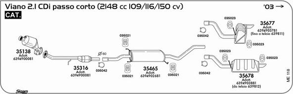 Sigam ME118 - Échappement droxauto.com