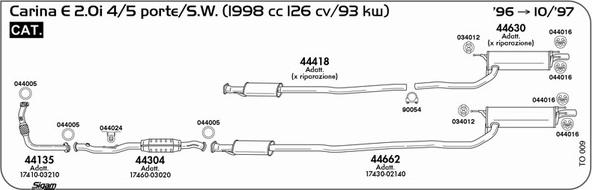 Sigam TO009 - Échappement droxauto.com