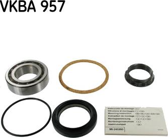 SKF VKBA 957 - Kit de roulements de roue droxauto.com