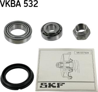 SKF VKBA 532 - Kit de roulements de roue droxauto.com