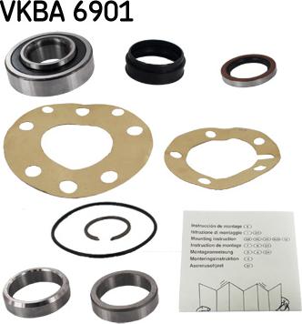 SKF VKBA 6901 - Kit de roulements de roue droxauto.com