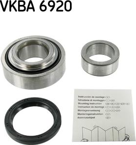 SKF VKBA 6920 - Kit de roulements de roue droxauto.com