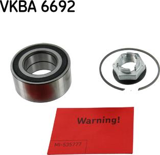 SKF VKBA 6692 - Kit de roulements de roue droxauto.com