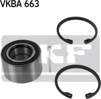 SKF VKBA 663 - Kit de roulements de roue droxauto.com