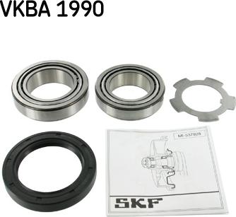 SKF VKBA 1990 - Kit de roulements de roue droxauto.com