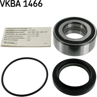 SKF VKBA 1466 - Kit de roulements de roue droxauto.com