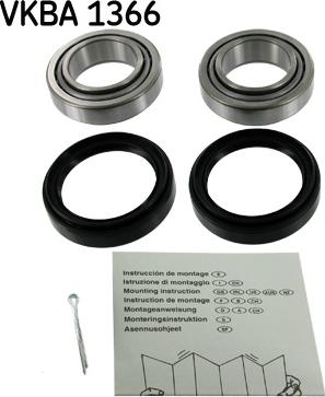 SKF VKBA 1366 - Kit de roulements de roue droxauto.com