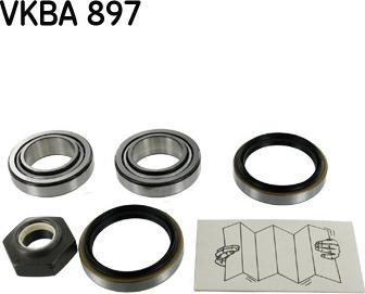 SKF VKBA 897 - Kit de roulements de roue droxauto.com
