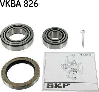 SKF VKBA 826 - Kit de roulements de roue droxauto.com
