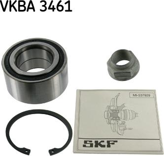 SKF VKBA 3461 - Kit de roulements de roue droxauto.com