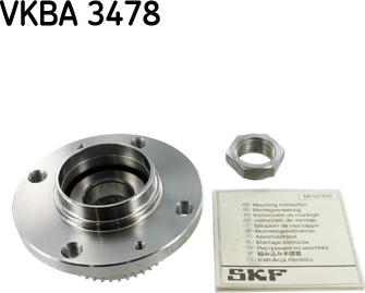 SKF VKBA 3478 - Kit de roulements de roue droxauto.com