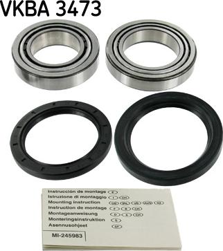 SKF VKBA 3473 - Kit de roulements de roue droxauto.com