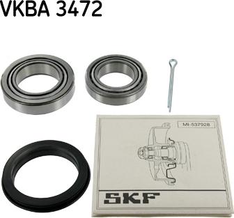 SKF VKBA 3472 - Kit de roulements de roue droxauto.com
