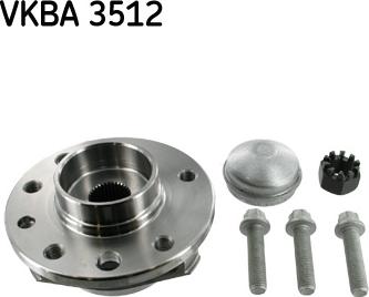 SKF VKBA 3512 - Kit de roulements de roue droxauto.com