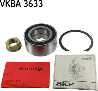 SKF VKBA 3633 - Kit de roulements de roue droxauto.com