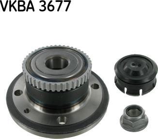 SKF VKBA 3677 - Kit de roulements de roue droxauto.com