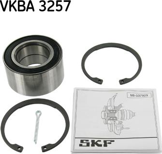 SKF VKBA 3257 - Kit de roulements de roue droxauto.com