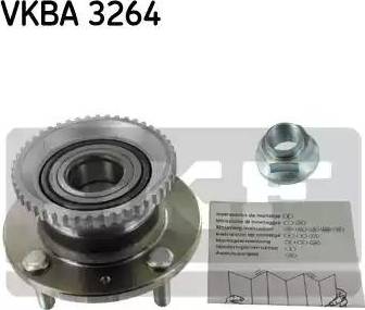 SKF VKBA 3264 - Kit de roulements de roue droxauto.com