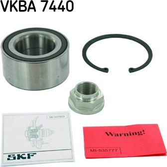 SKF VKBA 7440 - Kit de roulements de roue droxauto.com