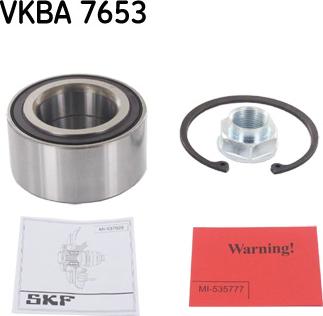 SKF VKBA 7653 - Kit de roulements de roue droxauto.com