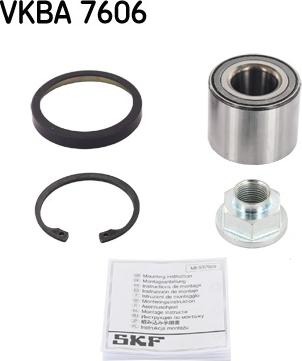 SKF VKBA 7606 - Kit de roulements de roue droxauto.com