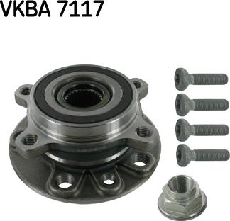 SKF VKBA 7117 - Kit de roulements de roue droxauto.com