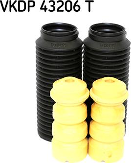 SKF VKDP 43206 T - Kit de protection contre la poussière, amortisseur droxauto.com