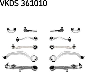 SKF VKDS 361010 - Kit de réparation, suspension de roue droxauto.com