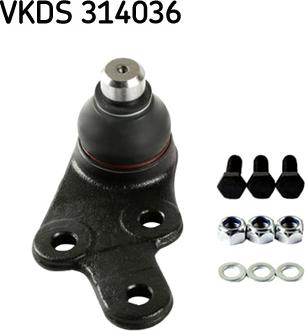 SKF VKDS 314036 - Rotule de suspension droxauto.com