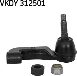 SKF VKDY 312501 - Rotule de barre de connexion droxauto.com