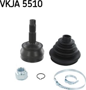 SKF VKJA 5510 - Jeu de joints, arbre de transmission droxauto.com