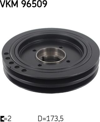 SKF VKM 96509 - Poulie, vilebrequin droxauto.com