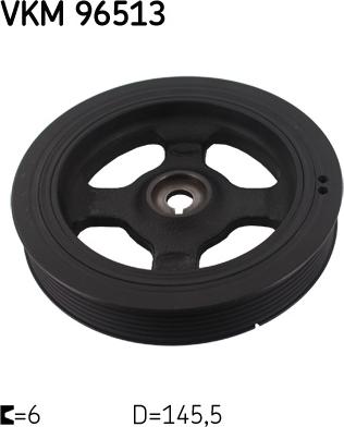 SKF VKM 96513 - Poulie, vilebrequin droxauto.com