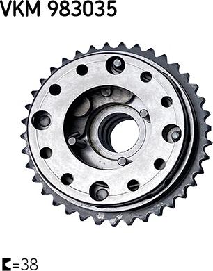 SKF VKM 983035 - Dispositif de réglage électrique d'arbre à cames droxauto.com