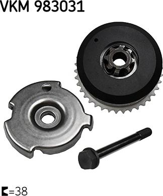 SKF VKM 983031 - Dispositif de réglage électrique d'arbre à cames droxauto.com