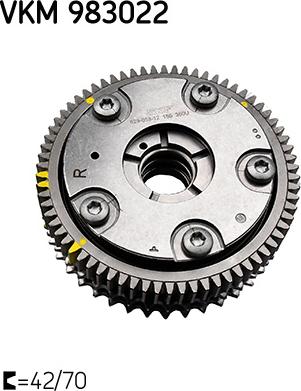 SKF VKM 983022 - Dispositif de réglage électrique d'arbre à cames droxauto.com