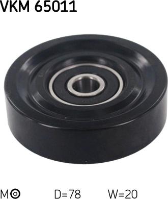 SKF VKM 65011 - Poulie renvoi / transmission, courroie trapézoïdale à nervures droxauto.com