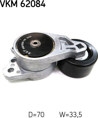 SKF VKM 62084 - Poulie renvoi / transmission, courroie trapézoïdale à nervures droxauto.com